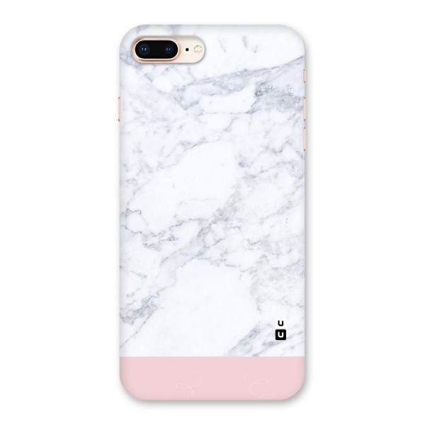 Pink White Merge Marble Back Case for iPhone 8 Plus
