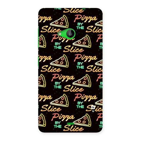Pizza By Slice Back Case for Lumia 535