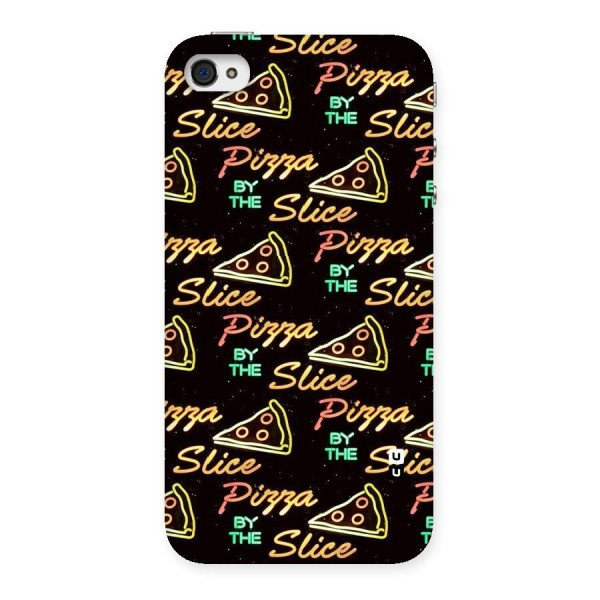 Pizza By Slice Back Case for iPhone 4 4s