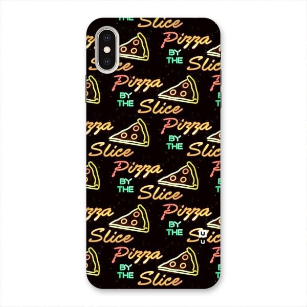 Pizza By Slice Back Case for iPhone XS Max