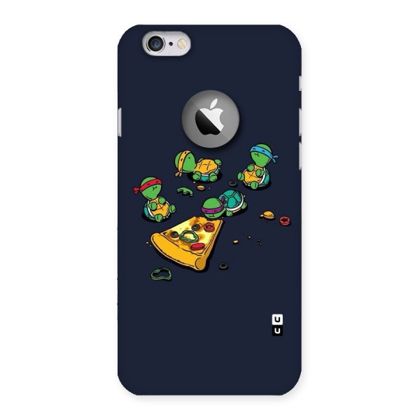 Pizza Overload Back Case for iPhone 6 Logo Cut