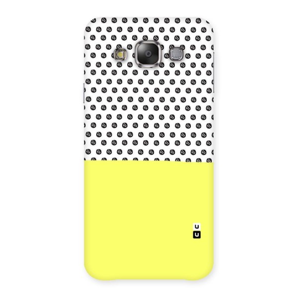 Plain and Pattern Back Case for Galaxy E7