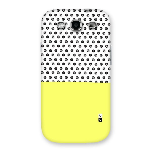 Plain and Pattern Back Case for Galaxy S3