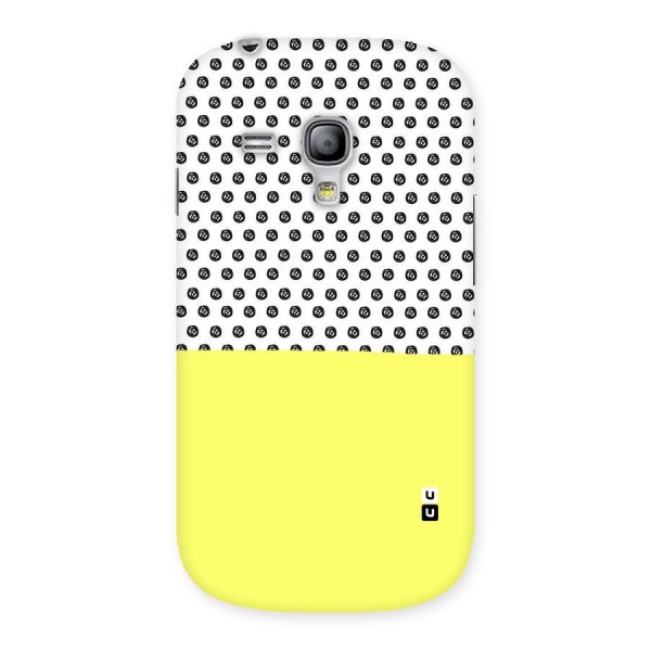 Plain and Pattern Back Case for Galaxy S3 Mini