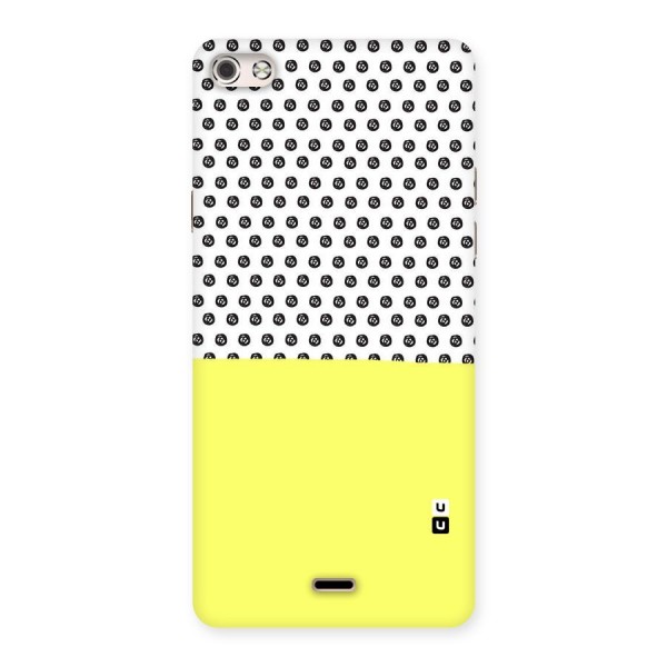 Plain and Pattern Back Case for Micromax Canvas Silver 5