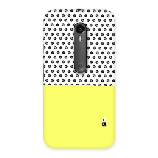 Plain and Pattern Back Case for Moto G3