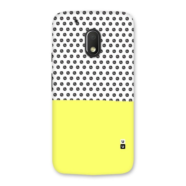 Plain and Pattern Back Case for Moto G4 Play