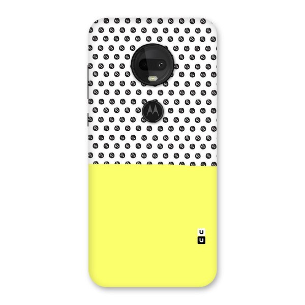 Plain and Pattern Back Case for Moto G7