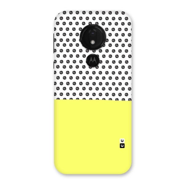 Plain and Pattern Back Case for Moto G7 Power