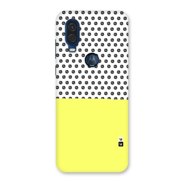 Plain and Pattern Back Case for Motorola One Vision