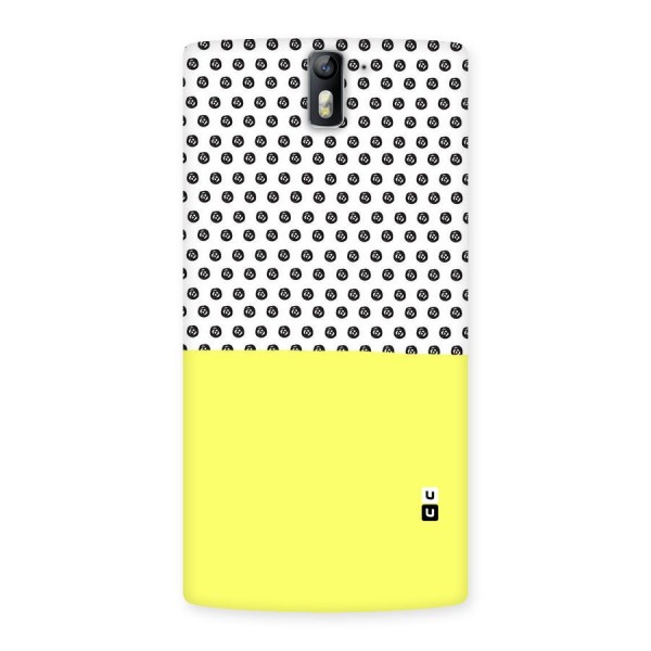 Plain and Pattern Back Case for One Plus One