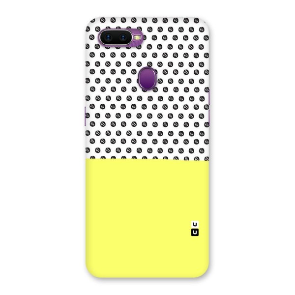 Plain and Pattern Back Case for Oppo F9