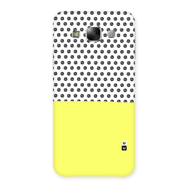 Plain and Pattern Back Case for Samsung Galaxy E5