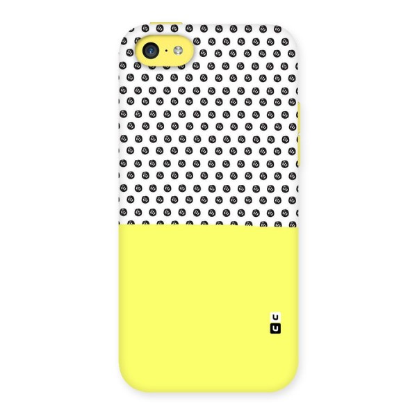 Plain and Pattern Back Case for iPhone 5C
