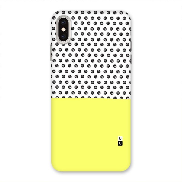 Plain and Pattern Back Case for iPhone XS Max