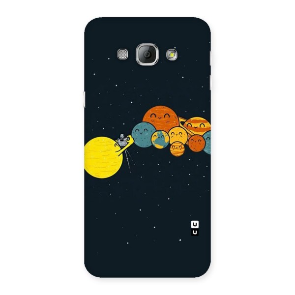 Planet Family Back Case for Galaxy A8