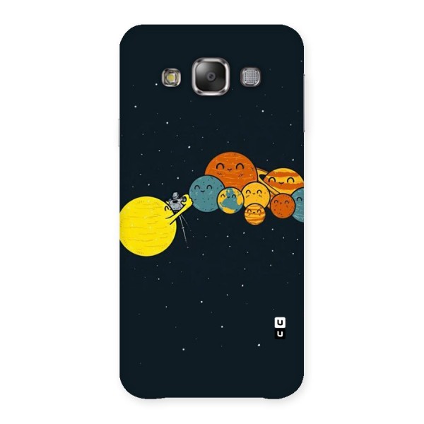 Planet Family Back Case for Galaxy E7