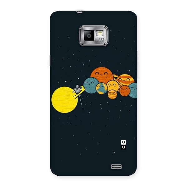 Planet Family Back Case for Galaxy S2
