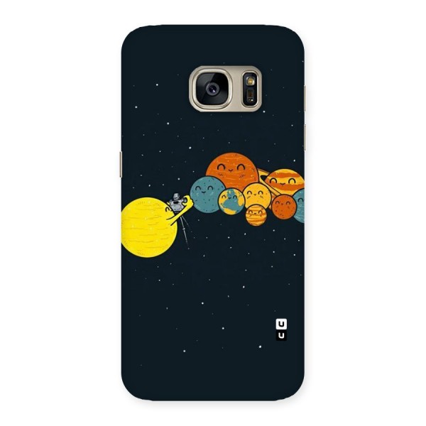 Planet Family Back Case for Galaxy S7