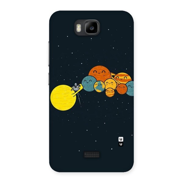 Planet Family Back Case for Honor Bee