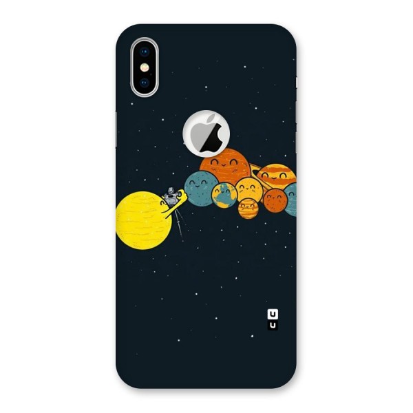 Planet Family Back Case for iPhone X Logo Cut
