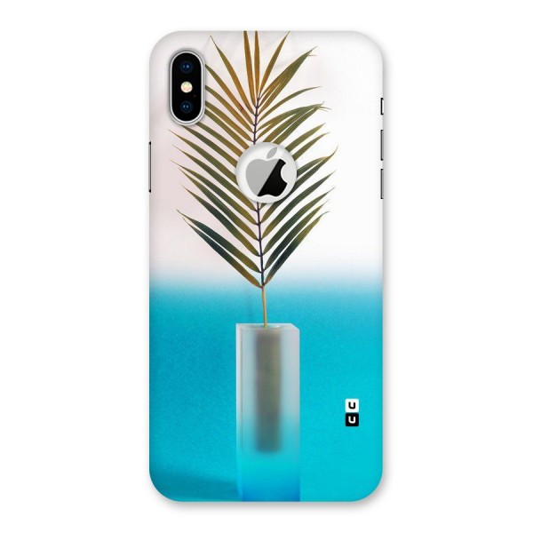 Plant Home Art Back Case for iPhone X Logo Cut