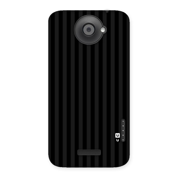 Pleasing Dark Stripes Back Case for HTC One X