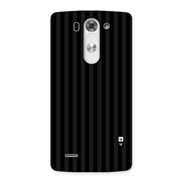 Pleasing Dark Stripes Back Case for LG G3 Beat