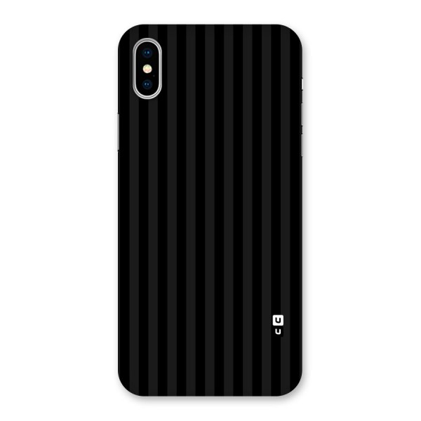 Pleasing Dark Stripes Back Case for iPhone X