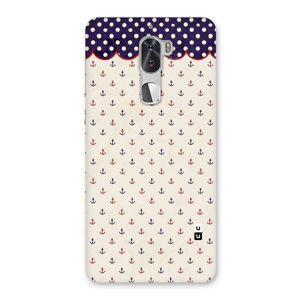 Polka Anchor Back Case for Coolpad Cool 1