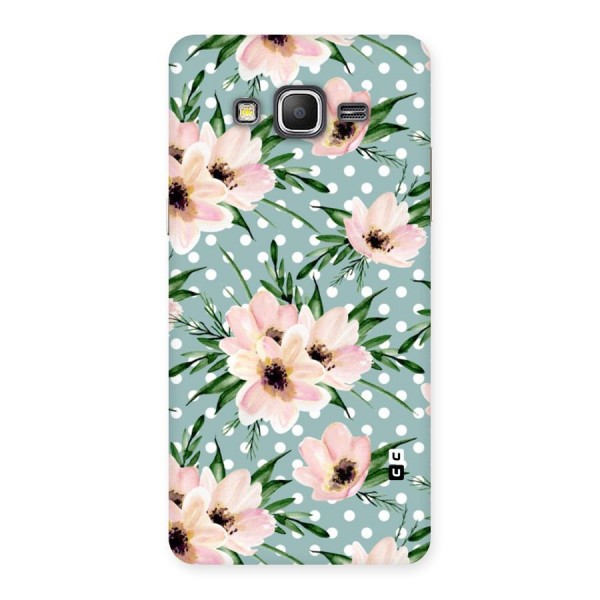 Polka Art Floral Back Case for Galaxy Grand Prime
