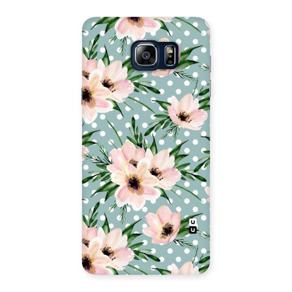 Polka Art Floral Back Case for Galaxy Note 5