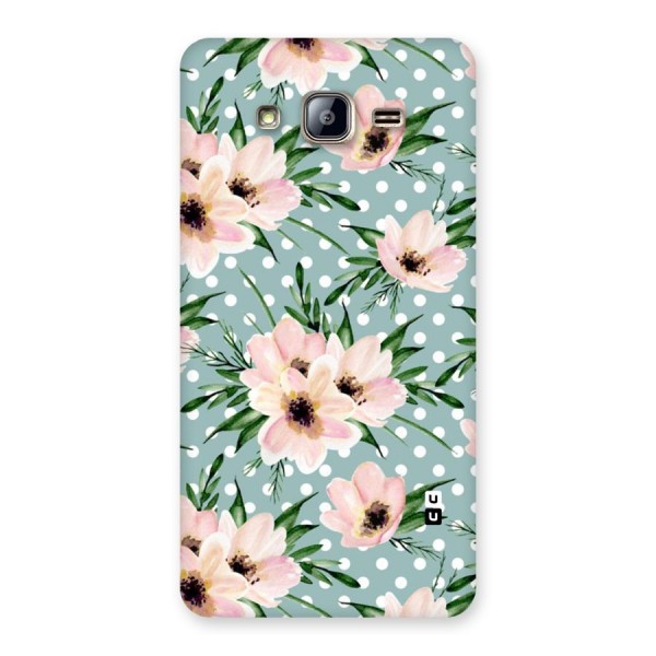 Polka Art Floral Back Case for Galaxy On5