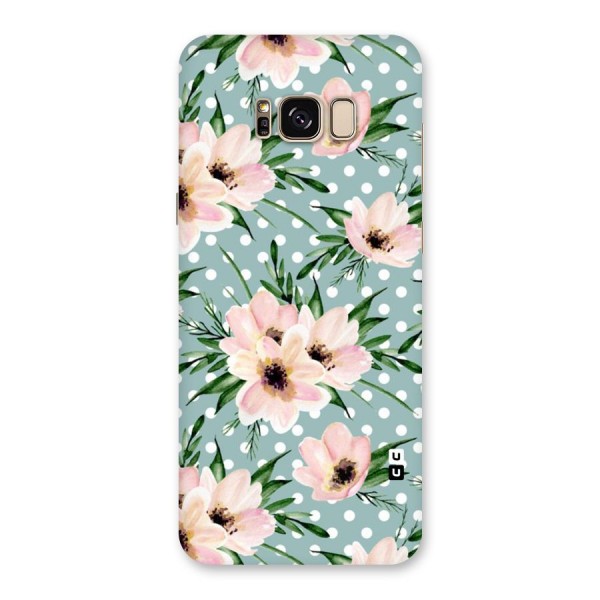 Polka Art Floral Back Case for Galaxy S8 Plus