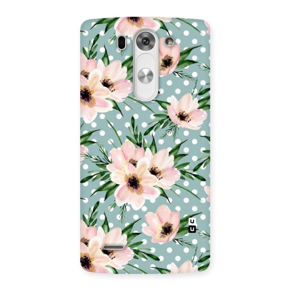 Polka Art Floral Back Case for LG G3 Mini