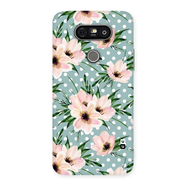 Polka Art Floral Back Case for LG G5