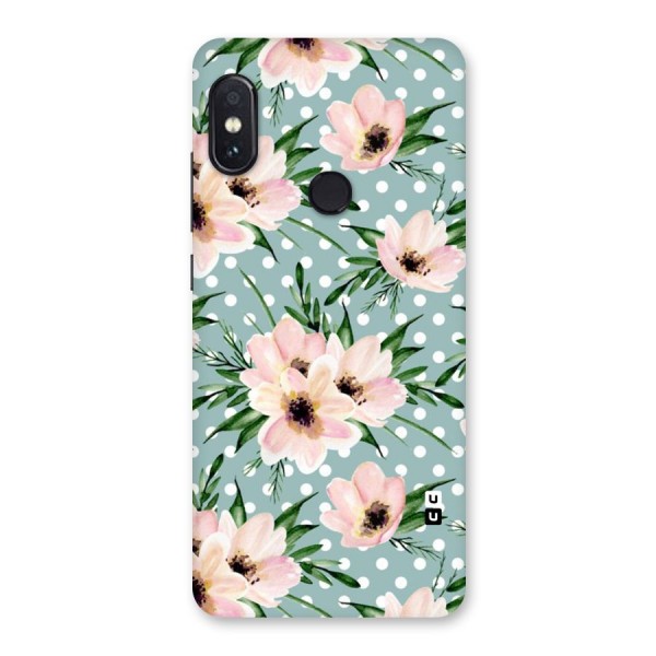 Polka Art Floral Back Case for Redmi Note 5 Pro