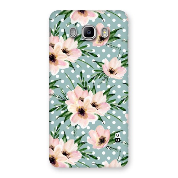 Polka Art Floral Back Case for Samsung Galaxy J5 2016
