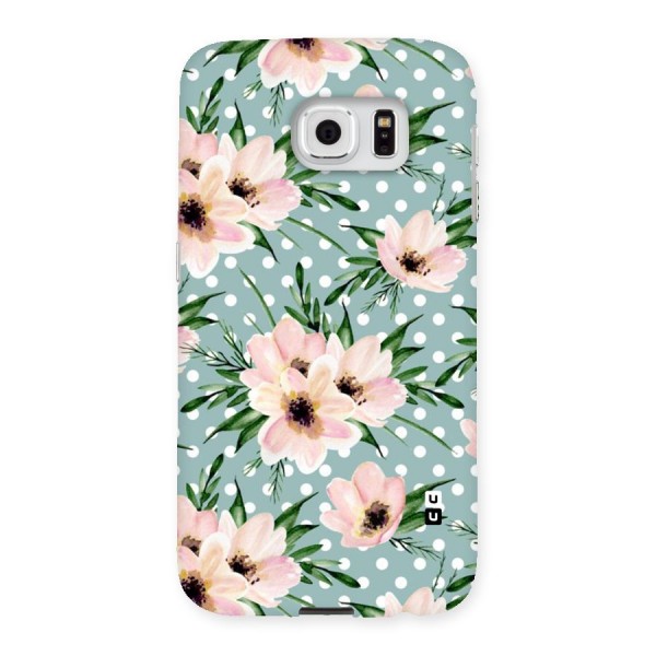 Polka Art Floral Back Case for Samsung Galaxy S6