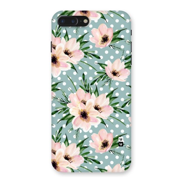 Polka Art Floral Back Case for iPhone 7 Plus