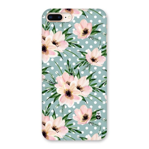 Polka Art Floral Back Case for iPhone 8 Plus