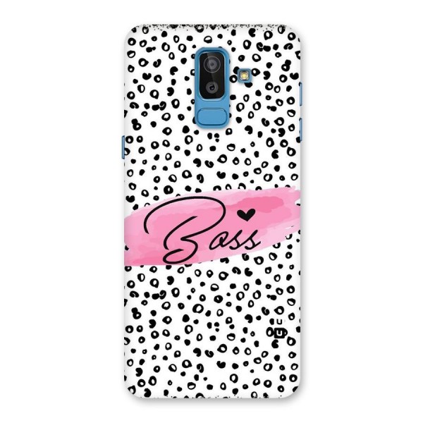 Polka Boss Back Case for Galaxy J8