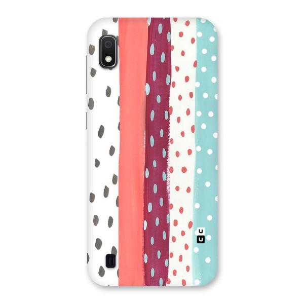 Polka Brush Art Back Case for Galaxy A10