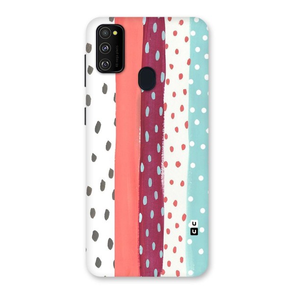 Polka Brush Art Back Case for Galaxy M30s