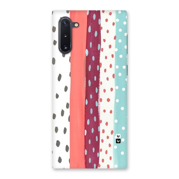 Polka Brush Art Back Case for Galaxy Note 10