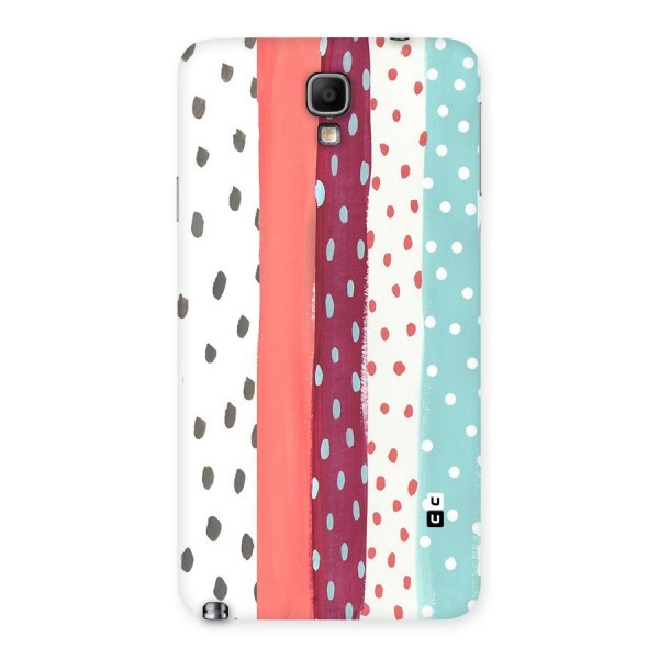 Polka Brush Art Back Case for Galaxy Note 3 Neo