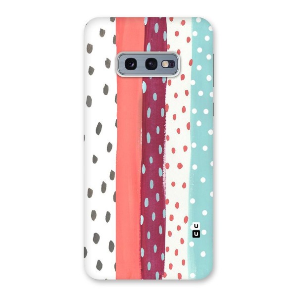 Polka Brush Art Back Case for Galaxy S10e