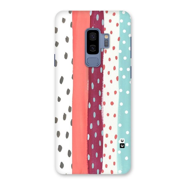 Polka Brush Art Back Case for Galaxy S9 Plus