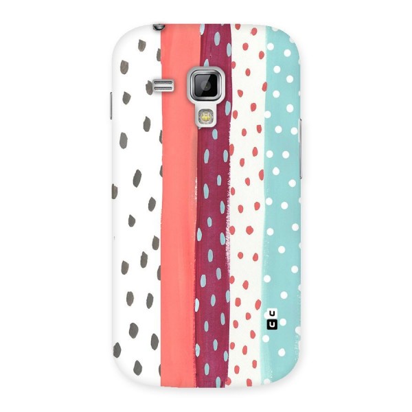 Polka Brush Art Back Case for Galaxy S Duos