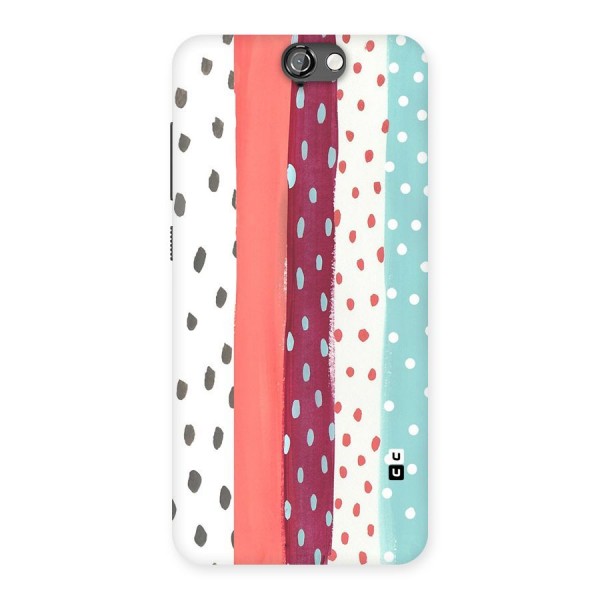 Polka Brush Art Back Case for HTC One A9